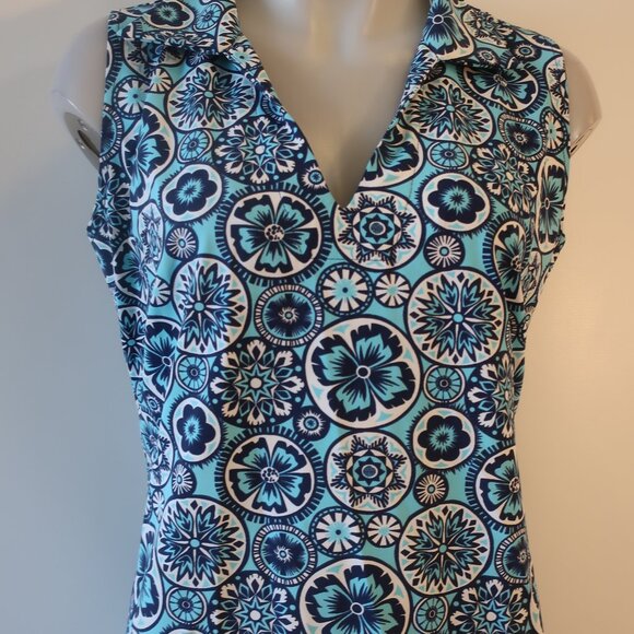 Womens Shag Boutique Blue, Turg Sleeveless Dress 6 - Picture 5 of 10